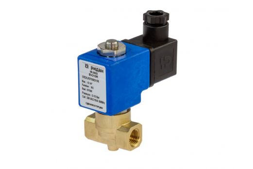 Ridan 032U570916R - Клапан электромагнитный EV210R, G 1/4, Ду 3 мм, EPDM, нормально закрытый, 0…10 бар, с катушкой 24В, 50/60 Гц
