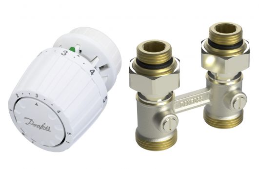 Danfoss 013G7222 - RLV-KB 15 + RTR 7090, 1/2 Прямой(пр. класс 0303910569)