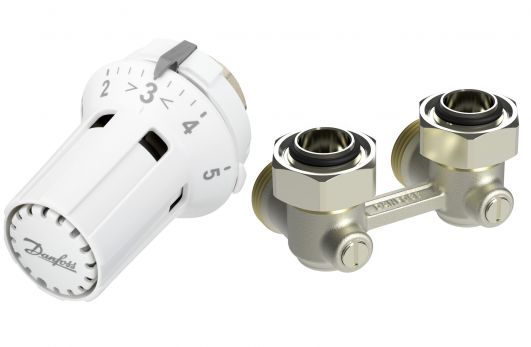 Danfoss 013G7235 - RLV-KB 20 + RTRW-K, 3/4 Угловой(пр. класс 0303910569)