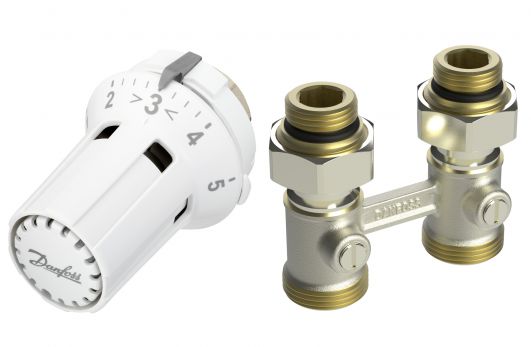 Danfoss 013G7232 - RLV-KB 15 + RTRW-K, 1/2 Прямой(пр. класс 0303910569)