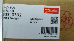 Danfoss 003L0392 - RLV-KB клапан запорный 1/2 прямой для нижнего подключения