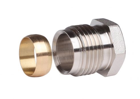 Danfoss 013G4115 - Упл. фитинги д/мед. тр. Ду 15 G1/2'' нар
