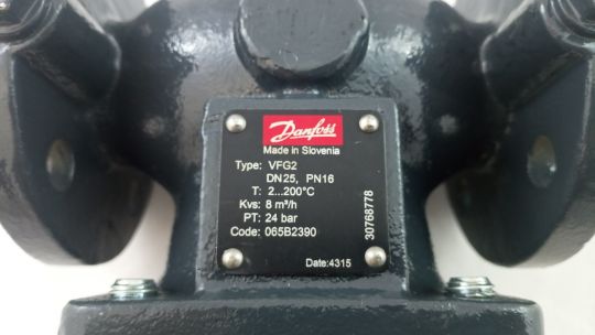 Danfoss 065B2390 - Регулирующий клапан VFG 2 DN 25