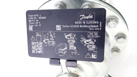Danfoss 003G5625 - AFD2 регул. блок , 3-12бар. PN16 красный 32см2