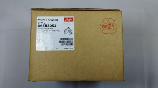 Danfoss 065B3052 - VFM 2 клапан регулирующий двухходовой фланцевый Ду 15 мм, Ру 25 бар, Kvs 0,63 м3/ч