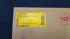 Danfoss 065B4111 - Комплект фитингов Ду 40
