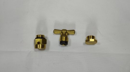 Danfoss 065B8217 - Латунный шаровой кран Danfoss с внутренней резьбой и спускным элементом Ду 20 мм, PN 40 бар