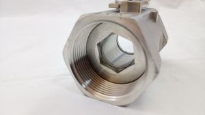 Danfoss 149B5215 - X1666 Шар.кран резьб. Ду40 Ру63; С рук; Корп AISI316; Шар AISI316;упл.PTFE арм. 25% стекл.вол