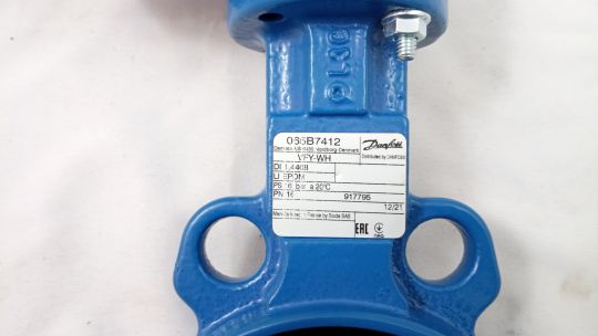 Danfoss 065B7412 - VFY-WH затвор дисковый DN80 PN16 корп. GG25 с центр. проуш.; Диск- 065B7412 RU AISI 316; упл. EPDM; С рукояткой 065B7412 RU Использовать ответные фланцы по ГОСТ 33259-2015 исполнение В, тип 01, 065B7412 RU тип 11