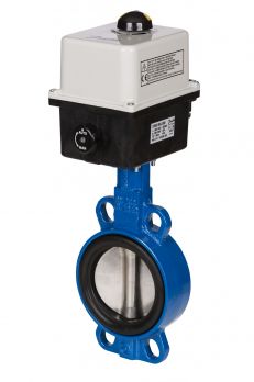 Danfoss 082G7351 - VFY-WA затвор дисковый DN32/40 PN16 корп. GG25 с центр. проуш.; Диск- AISI 316; упл. EPDM; с приводом 230В перем. ток, 15 Вт, 12 сек Использовать ответные фланцы по ГОСТ 33259-2015 исполнение В, тип 01