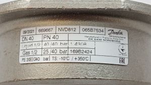 Danfoss 065B7534 - NVD 812 Клапан обратный DN40 PN40; корпус: AISI 304