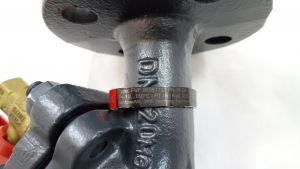 Danfoss 065B7727 - Фильтр сетчатый FVF Ду20 со сливным краном, чугун, фланцевый, Ру16