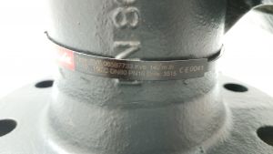 Danfoss 065B7733 - Фильтр сетчатый FVF Ду80 со сливным краном, чугун, фланцевый, Ру16