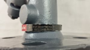 Danfoss 065B7743 - Фильтр сетчатый FVF Ду32 с пробкой, чугун, фланцевый, Ру16