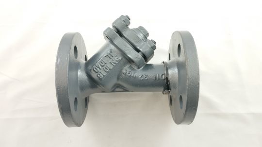 Danfoss 065B7743 - Фильтр сетчатый FVF Ду32 с пробкой, чугун, фланцевый, Ру16
