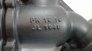 Danfoss 065B7732 - Фильтр сетчатый FVF Ду65 со сливным краном, чугун, фланцевый, Ру16