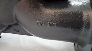 Danfoss 065B7734 - Фильтр сетчатый FVF Ду100 со сливным краном, чугун, фланцевый, Ру16