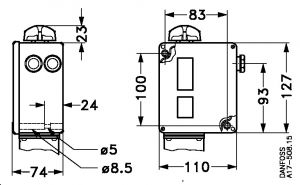 Danfoss 017-509466 - Реле давления RT(пр. класс 0103504049)