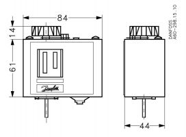 Danfoss 060L112266 - Термостат