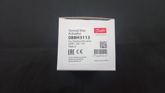 Danfoss 088H3113 - Термоэлектрический привод TWA-A, 230 В, Нормально открытый