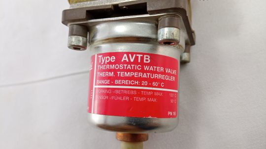 003N5111 Клапан регулирующий AVTB, для систем горячего водоснабжения, Ду 15 мм, kvs 1,9 м3/ч, Py 16 бар, Тмакс 130С, Тмин 20С, Тмакс 60C