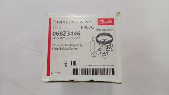 068Z3446 Корпус клапана Danfoss TZ 2/TEZ 2 (R407C, без МОР) с термочувствительным элементом под отбортовку/под пайку