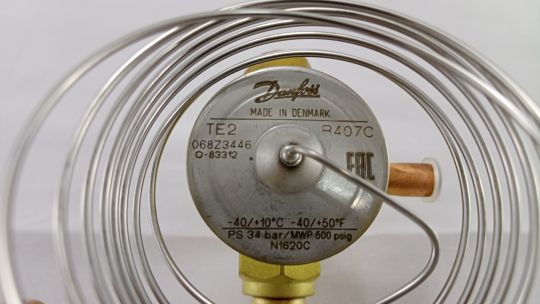 068Z3446 Корпус клапана Danfoss TZ 2/TEZ 2 (R407C, без МОР) с термочувствительным элементом под отбортовку/под пайку