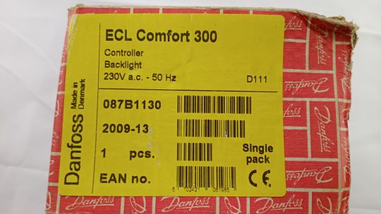 087B1130 Контроллер отопления электронный ECL Comfort 300, универсальный, 230 В