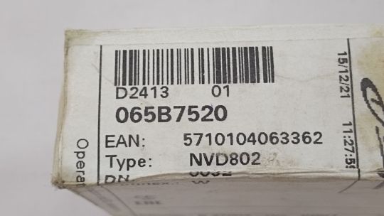 065B7520 Danfoss NVD 802 DN32 Обратный клапан пружинный