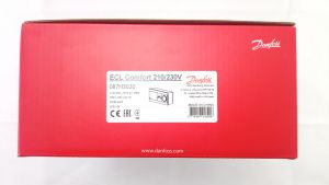 087H3020 Контроллер отопления электронный ECL Comfort 210, температуры с дисплеем и поворотной кнопкой, ~230 В