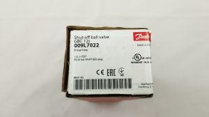 009L7022 ШАРОВЫЙ ЗАПОРНЫЙ ВЕНТИЛЬ ПОД ПРИВАРКУ DANFOSS GBС 12S, 1/2"