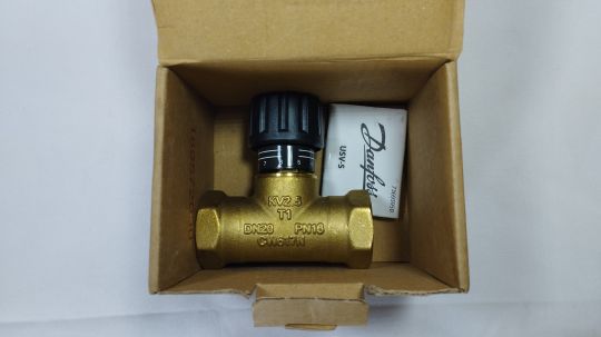 003Z2232 Балансировочный клапан Danfoss USV-S Ду20 Ру16 ручной, латунь м/м Kvs2.5