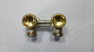 003L0221 Клапан запорно-присоединительный радиаторный RLV-KS, kvs 1,3 м3/ч, Py 10 бар, Тмакс 120°C, прямой, межосевое расстояние 50 мм