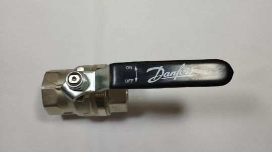 065B3090 Кран шар лат BVR-A нк Ду25 Ру25 м/м полн рыч Danfoss