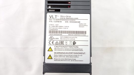 132F0018 Danfoss частотный преобразователь VLT® Micro Drive FC 51 0,75 квт