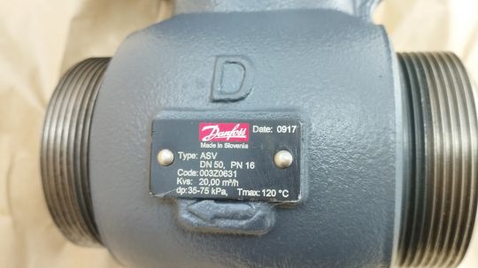 003Z0631 Балансировочный клапан Danfoss ASV-PV 50