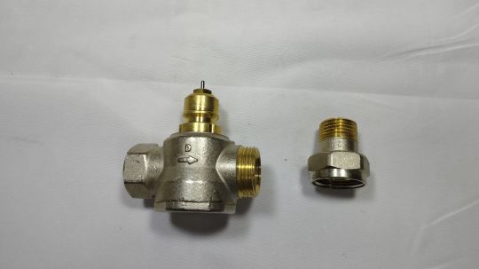 013G3384 Клапан RA-G 15 для однотрубной системы, Ду 15 мм, Kv 0,48-1,4 м3/ч, kvs 2,06 м3/ч, Py 10 бар, Тмакс 120°C, стандарт D, прямой