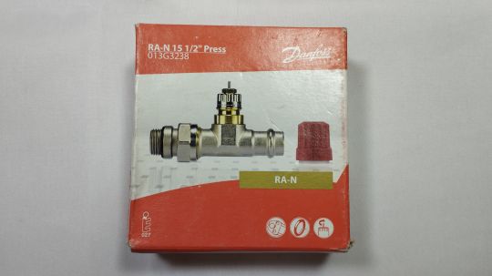 013G3238 Клапан RA-N Press прямой, для прессового соединения