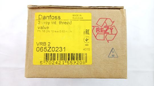 065Z0231 Danfoss VRB 2 Клапан регулирующий с внутренней резьбой DN15