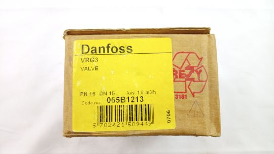 065B1213 VRG3 с наружной резьбой Ду15 DANFOSS КЛАПАН РЕГУЛИРУЮЩИЙ СЕДЕЛЬНЫЙ ТРЕХХОДОВОЙ