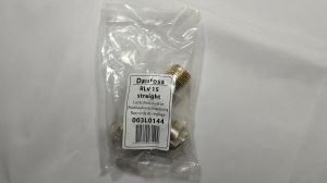 003L0144 Danfoss RLV-15 1/2 Клапан ручной запорный прямой никелированный