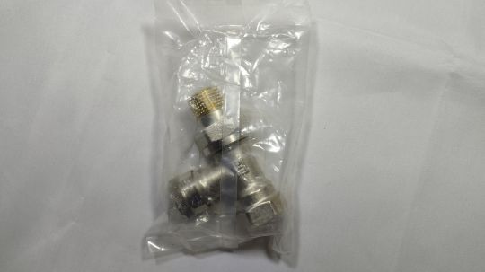 003L0144 Danfoss RLV-15 1/2 Клапан ручной запорный прямой никелированный