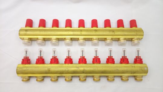 088U0529 FHF-9F Коллектор с расходомерами Danfoss