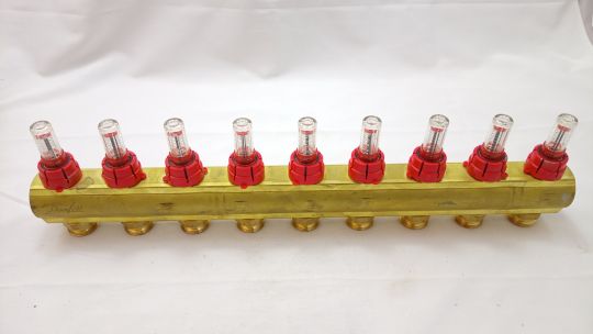088U0529 FHF-9F Коллектор с расходомерами Danfoss
