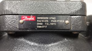 065B3059 VFM 2 клапан регулирующий двухходовой фланцевый Ду 32 мм, Ру 25 бар, Kvs 16 м3/ч