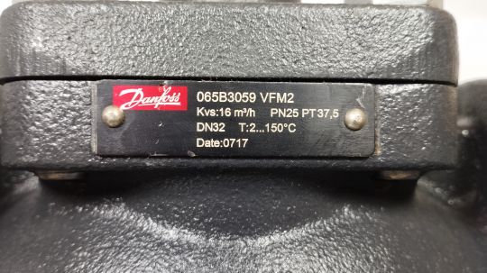 065B3059 VFM 2 клапан регулирующий двухходовой фланцевый Ду 32 мм, Ру 25 бар, Kvs 16 м3/ч
