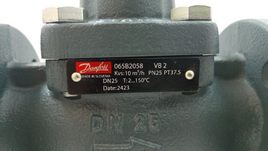 065B2058 Клапан седельный фланцевый VB 2, Ду 25 мм, kvs 10 м3/ч, Py 25 бар, Тмакс 150С, 2-ходовой, ход штока 7 мм 065B3058