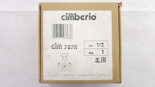 Клапан балансировочный ручной CIM 787R 1/2" CIMBERIO Ду15