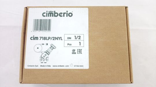 Клапан балансировочный автоматический CIM 718LP/2NYL 1/2" CIMBERIO Ду15