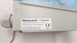 Honeywell Термостат защиты от замерзания для воздуха, уставка, -10…12 °C, 6m, ручной сброс, IP65